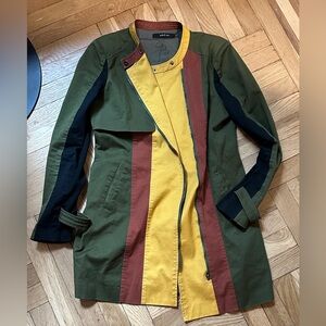 Ark & Co Multicolor Jacket with Snap Collar